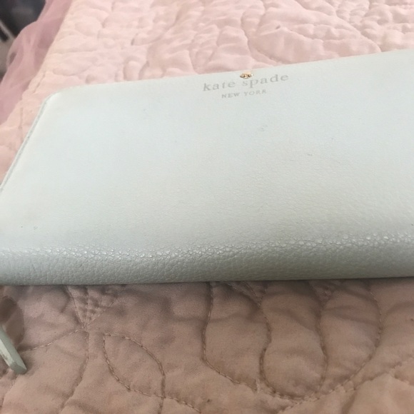 kate spade Handbags - Light green Kate Spade Wallet. Many card slots.